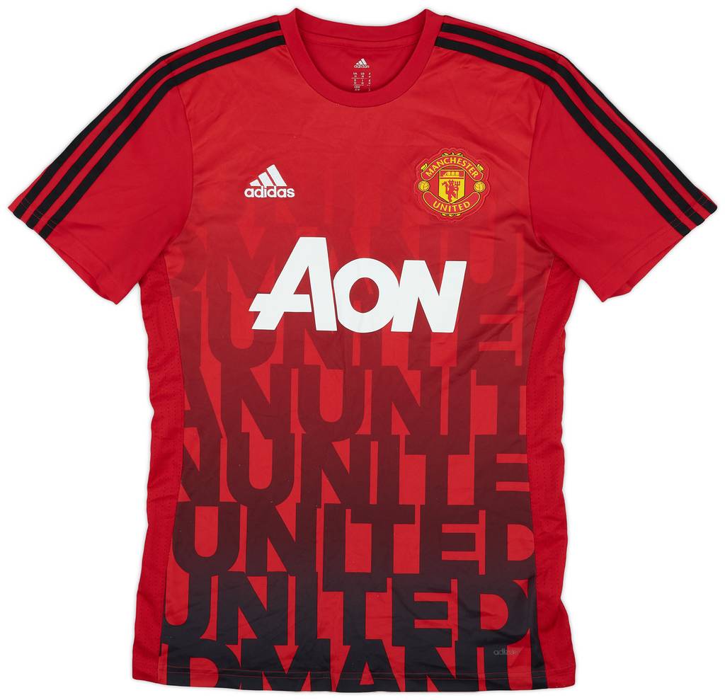 2015-16 Manchester United adidas Training Shirt - 6/10 - (M)