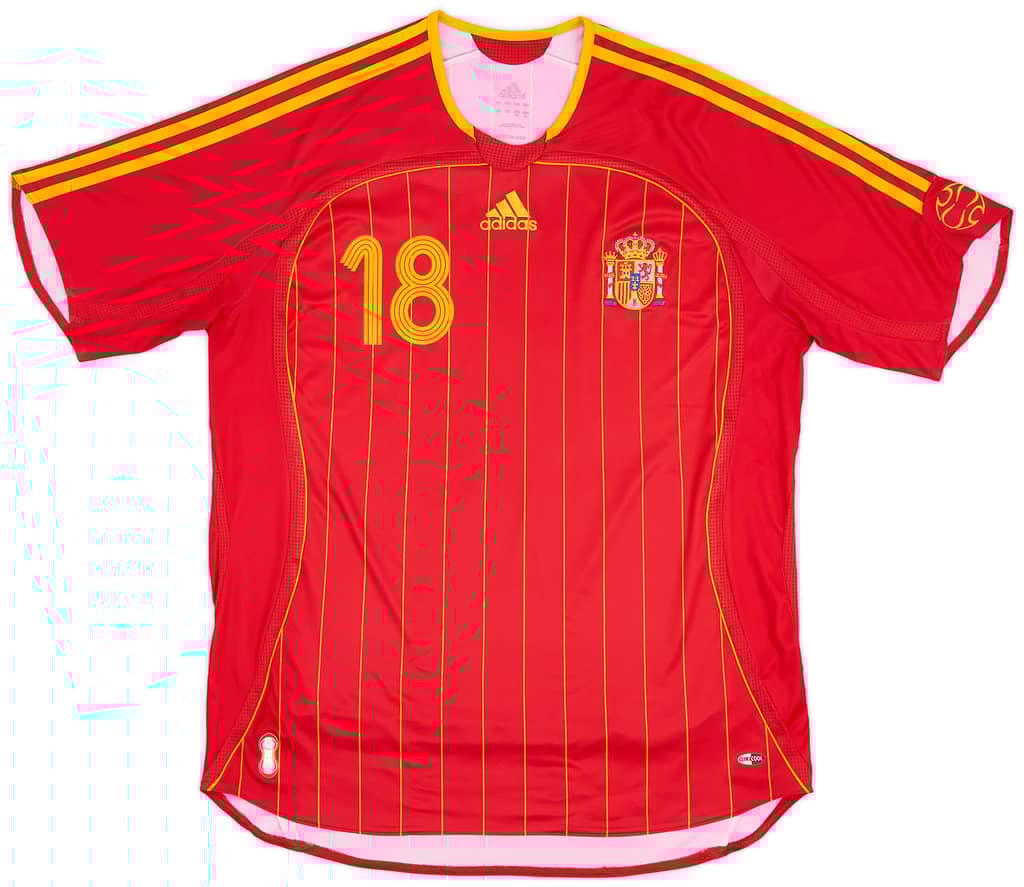 2006-08 Spain Home Shirt Cesc #18