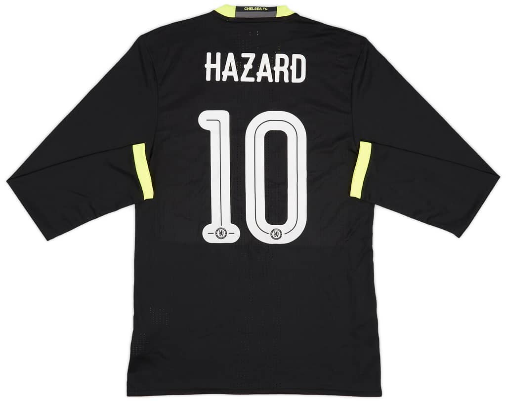 2016-17 Chelsea Match Issue EFL Cup Away L/S Shirt Hazard #10