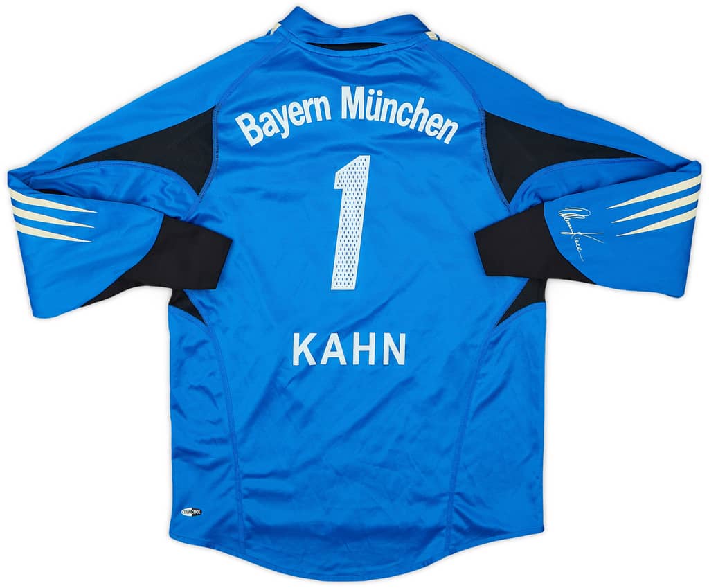 2004-05 Bayern Munich GK Shirt Kahn #1 - 7/10 - (M.Boys)