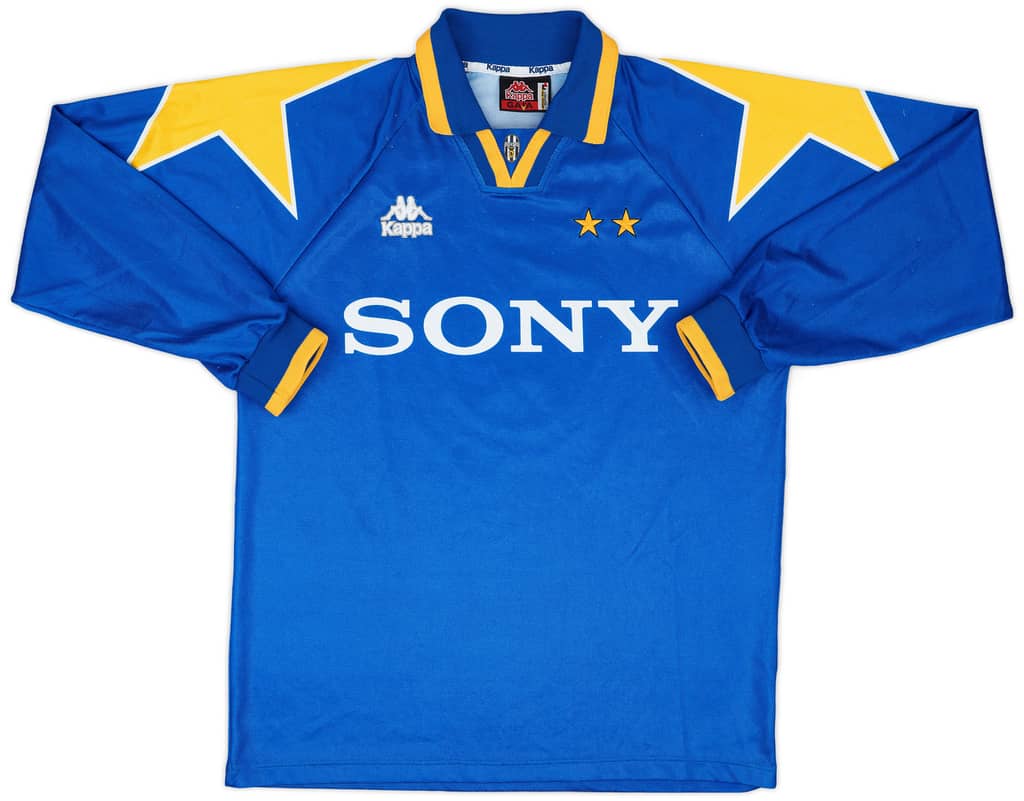 1995-96 Juventus Match Issue Away L/S Shirt #6