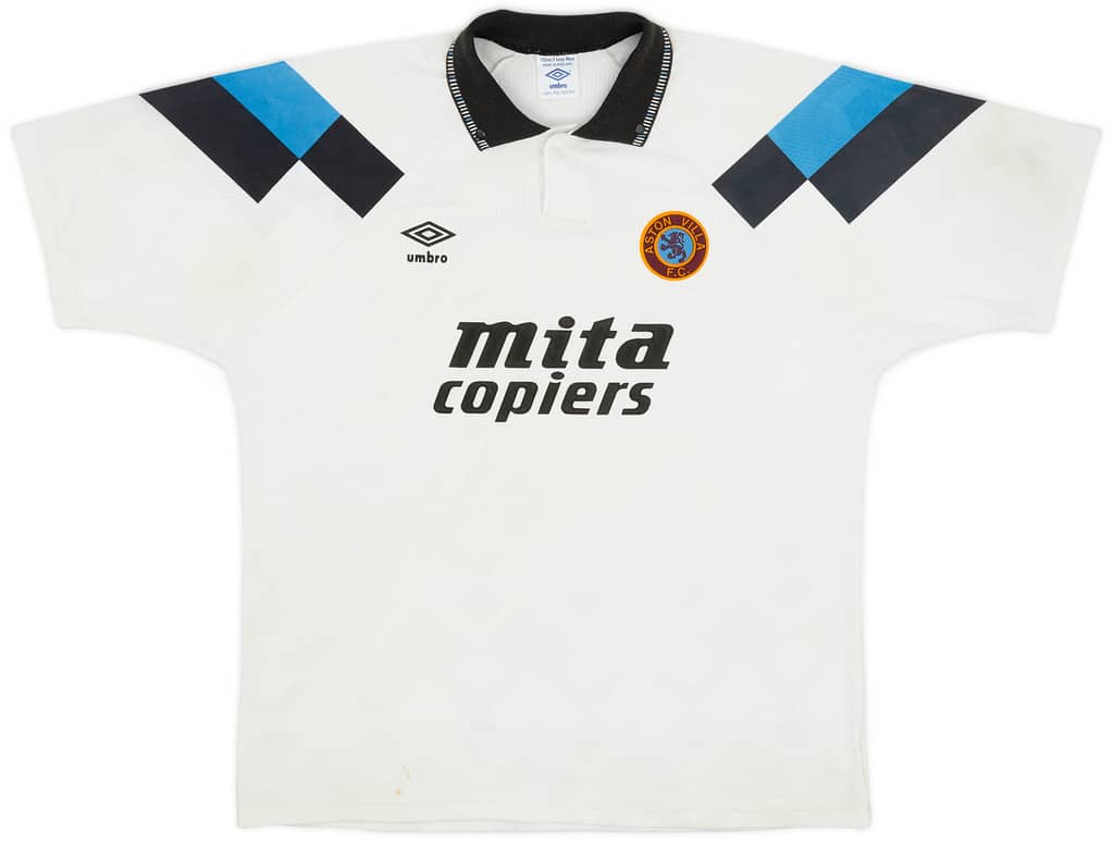 1990-92 Aston Villa Away Shirt - 6/10 - (XL)