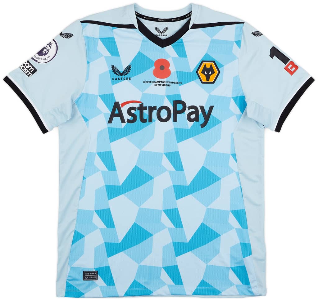 2022-23 Wolves Match Issue GK Shirt Jose Sa #1