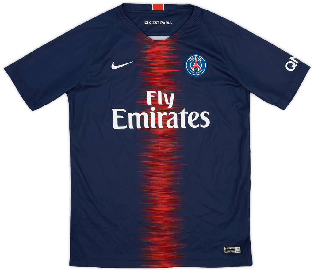 2018-19 Paris Saint-Germain Home Shirt - 8/10 - (XL.Boys)