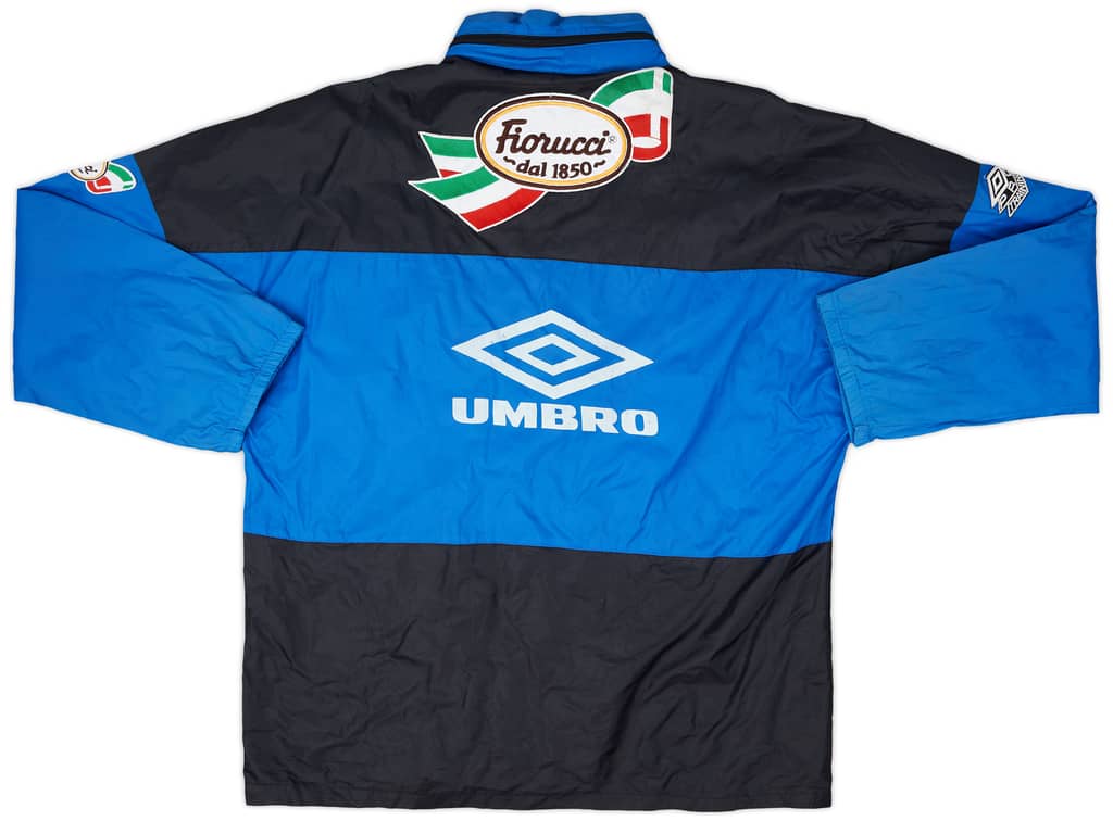 1992-93 Inter Milan Umbro Hooded Rain Jacket - 8/10 - (L)