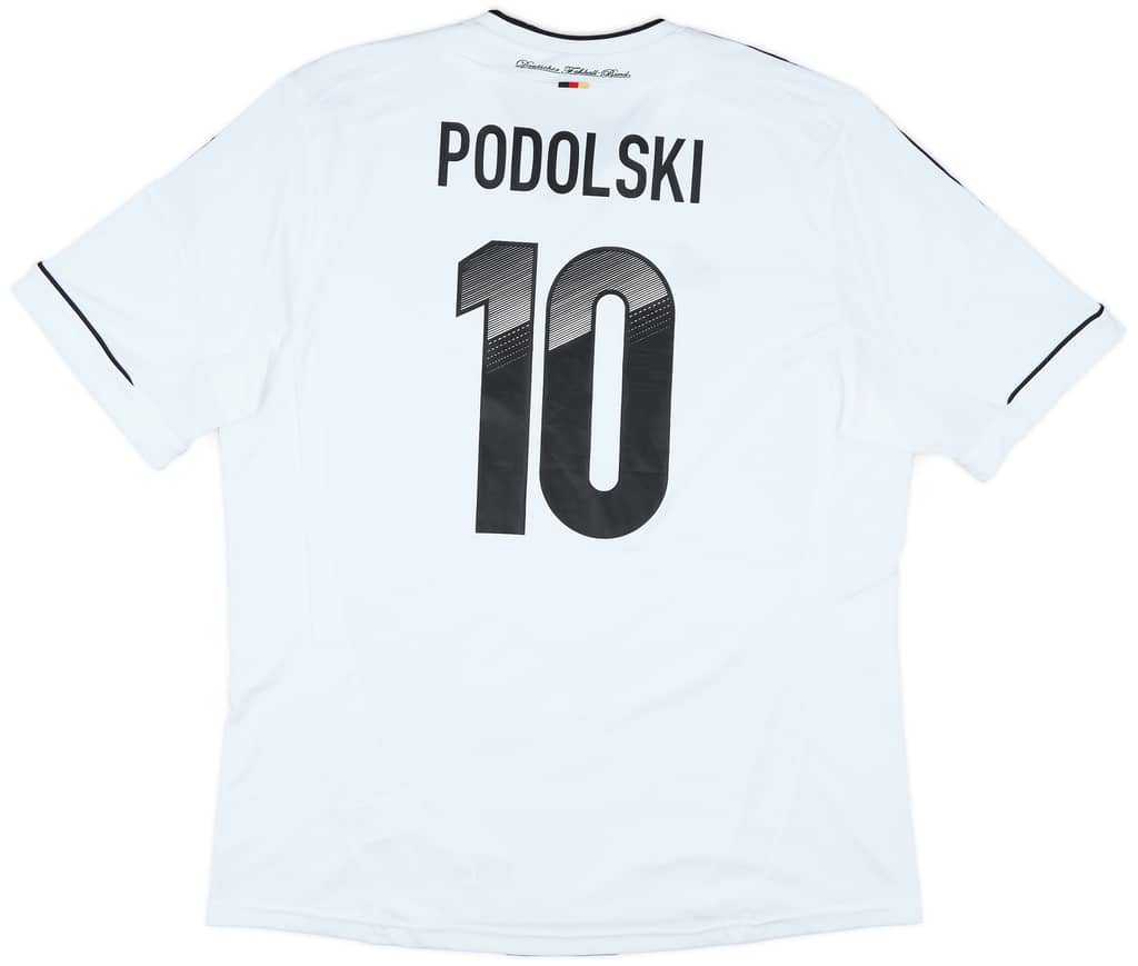 2012-13 Germany Home Shirt Podolski #10 - 5/10 - (XL)