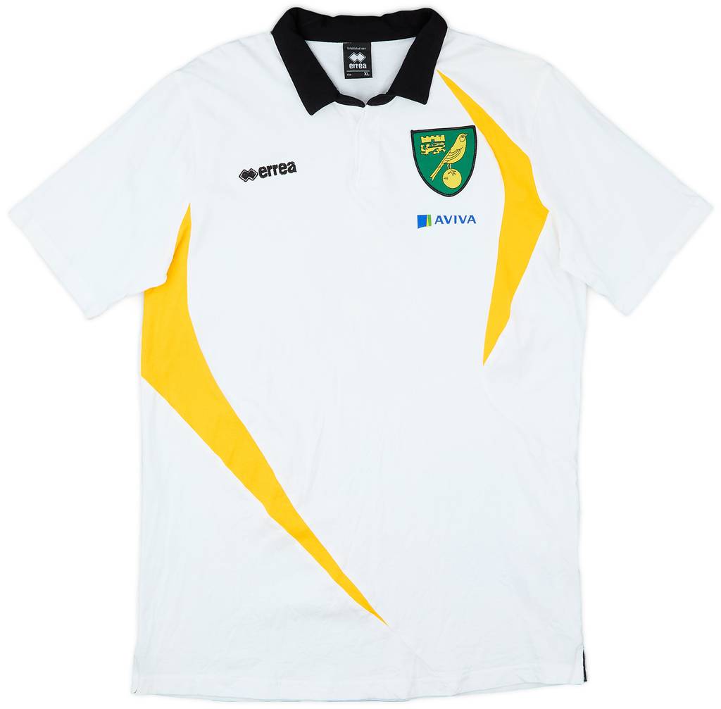 2014-15 Norwich City Errea Polo Shirt - 8/10 - (XL)