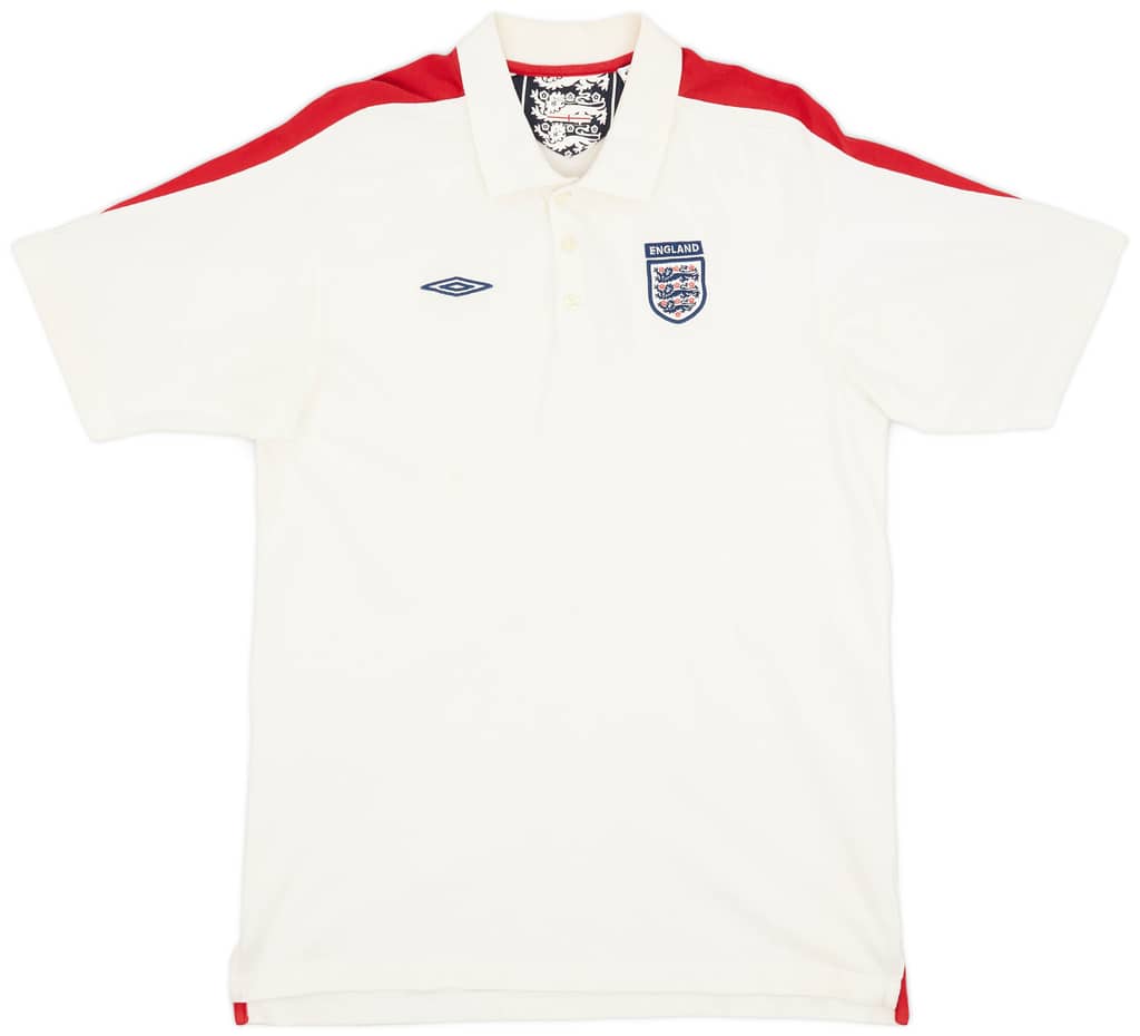 2006-08 England Umbro Polo Shirt - 7/10 - (L)