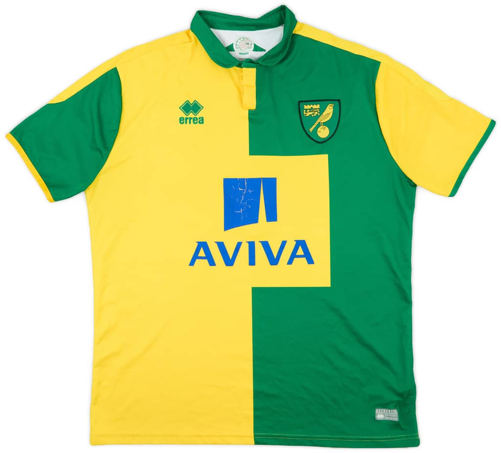 2015-16 Norwich Home Shirt - 5/10 - (XXL)