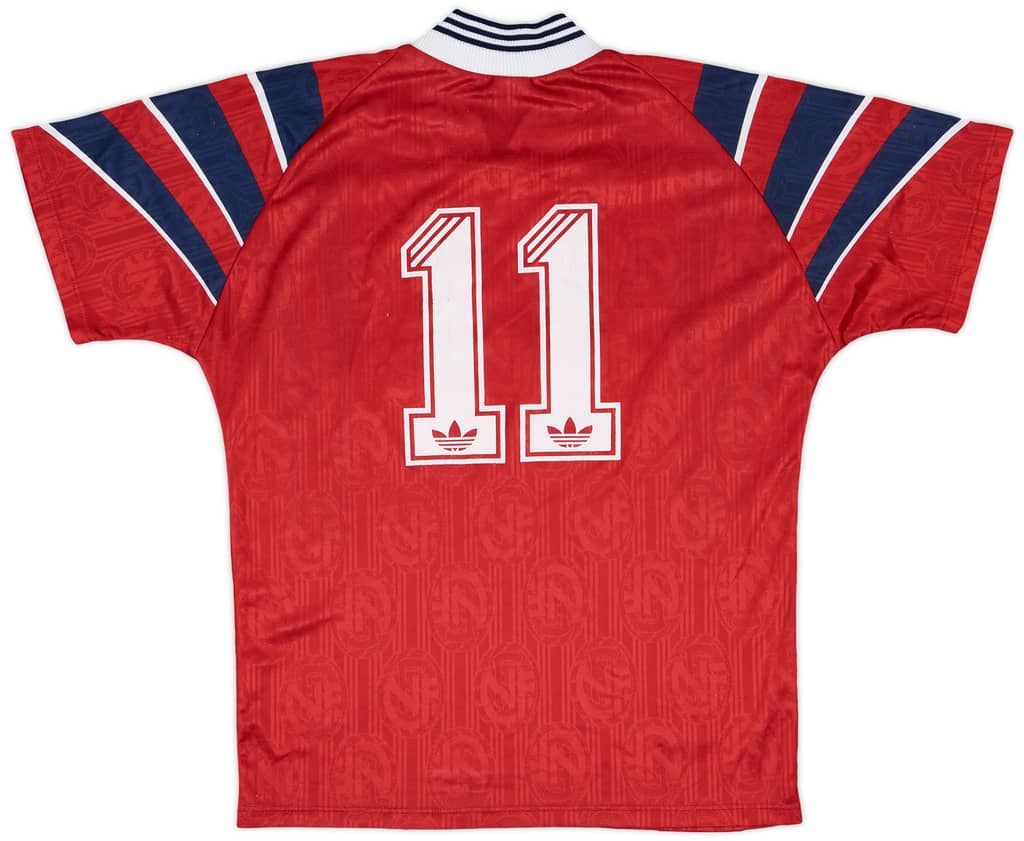 1996-97 Norway Player Issue Training/Home Shirt #11