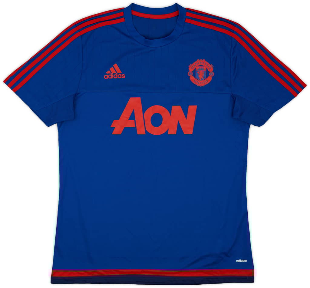 2015-16 Manchester United adidas Training Shirt - 9/10 - (L)