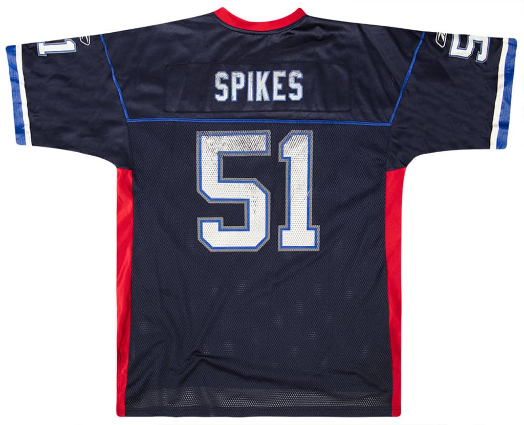 2003-04 Buffalo Bills Spikes #51 Reebok On Field Jersey (Home) XL