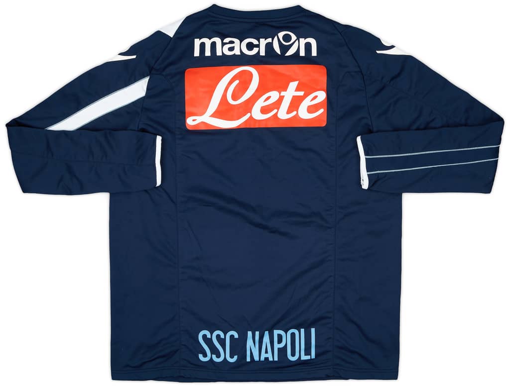 2011-12 Napoli Macron Sweat Top - 6/10 - (XL)