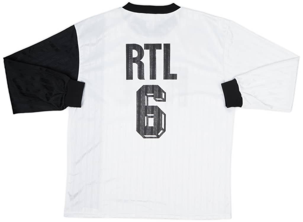 1990s Coupe de France Home L/S Shirt #6 - 8/10 - (XL)