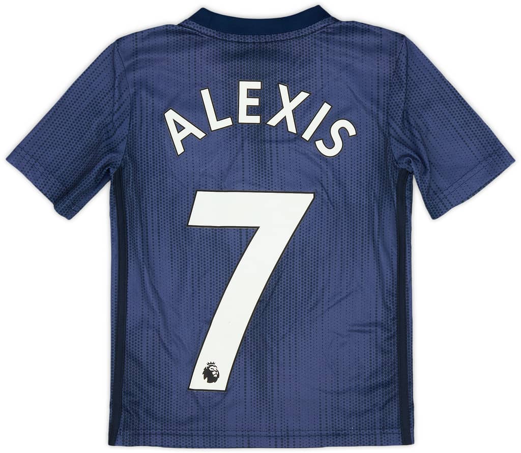 2018-19 Manchester United Third Shirt Alexis #7 - 8/10 - (7-8 Years)