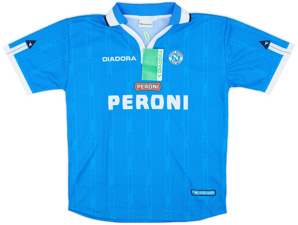 2001-02 Napoli Home Shirt (XL.Boys)