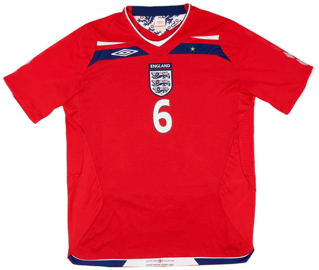 2008-10 England Away Shirt Terry #6 - 6/10 - (L)