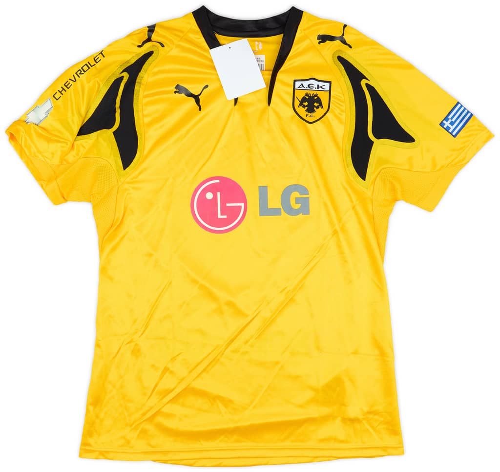 2007-08 AEK Athens Home Shirt Rivaldo #10 (L)
