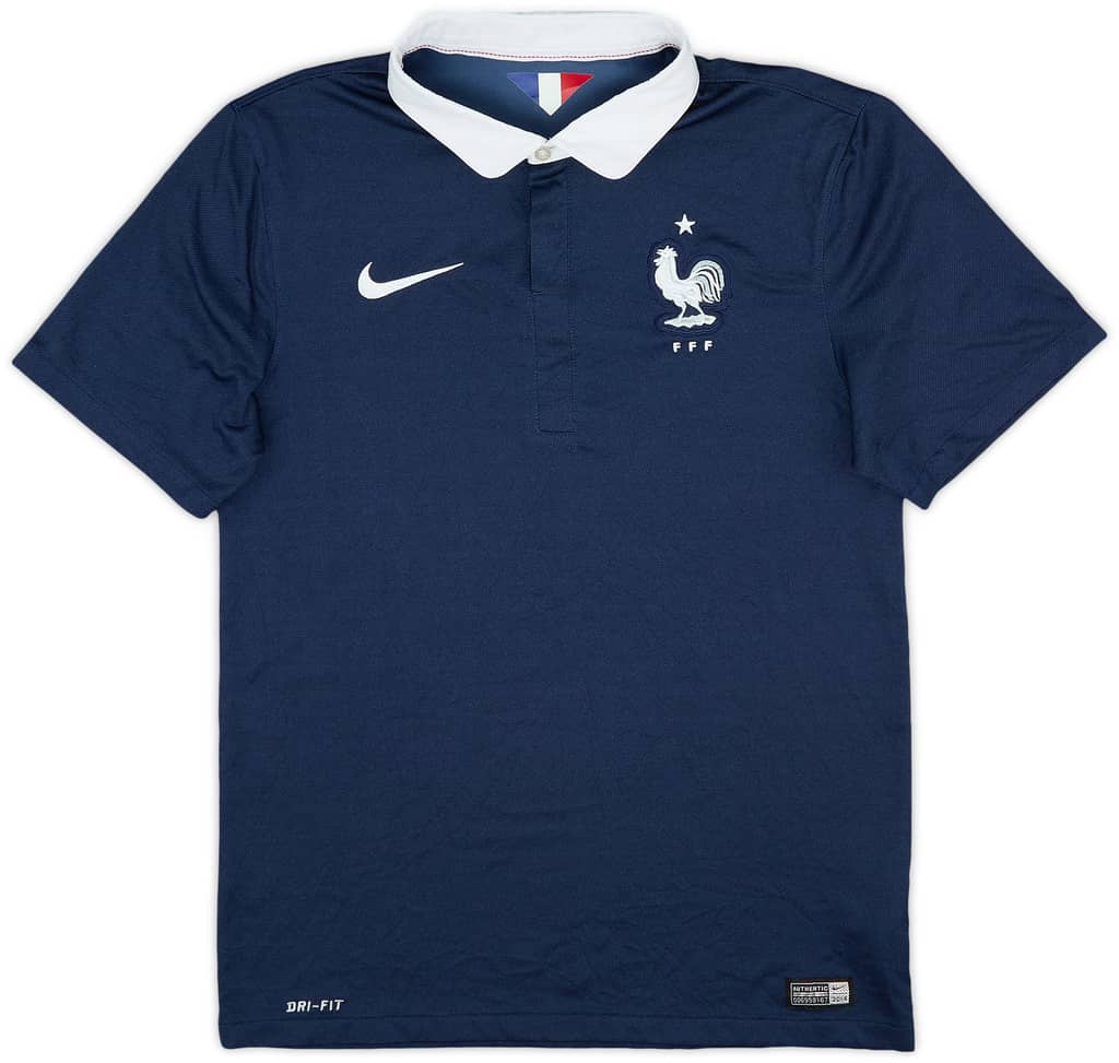 2014-15 France Home Shirt - 8/10 - (S)