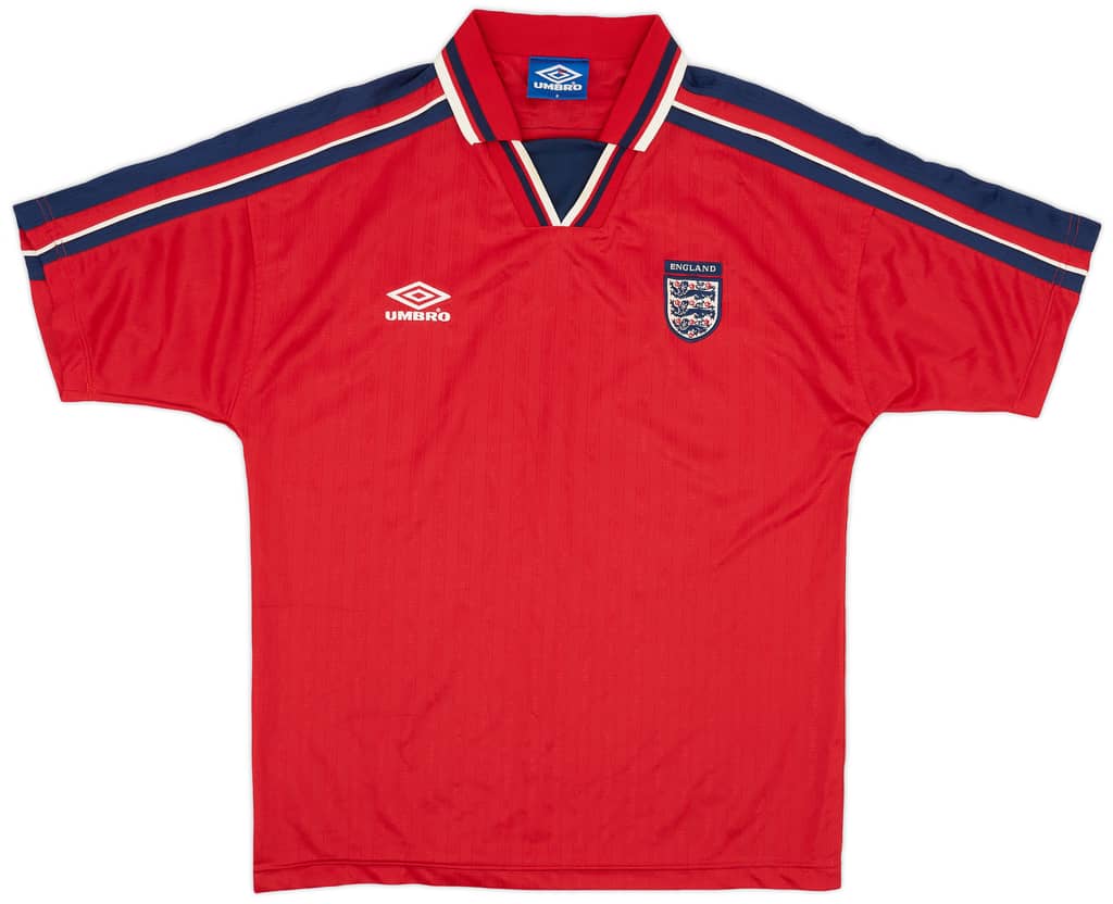 2000-01 England Umbro Training Shirt - 9/10 - (S)