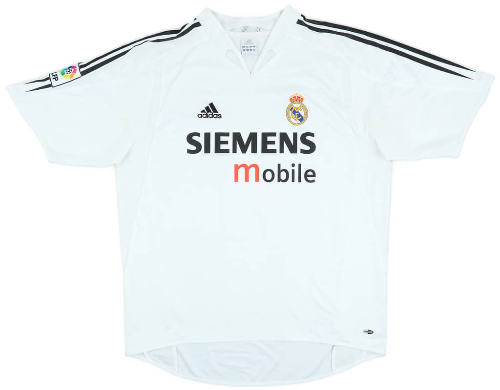 2004-05 Real Madrid Home Shirt Zidane #5 - 5/10 - (XL)