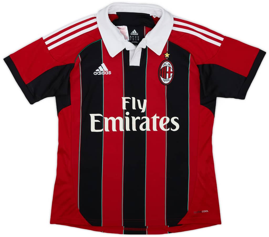 2012-13 AC Milan Home Shirt #11 - 6/10 - (XL.Boys)