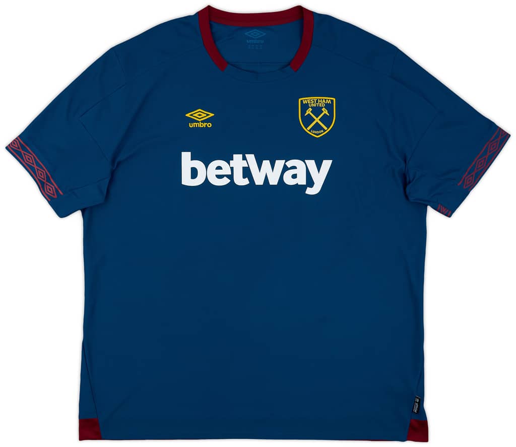 2018-19 West Ham Away Shirt Noble #16 - 9/10 - (4XL)