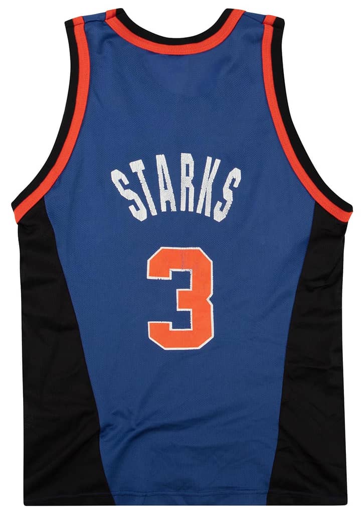 1997-98 New York Knicks Starks #3 Champion Jersey (Away) M
