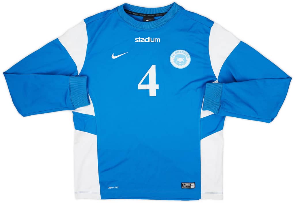 2014-15 FK Roskilde Player Issue Nike Sweat Top #4 - 6/10 - (XL.Boys)
