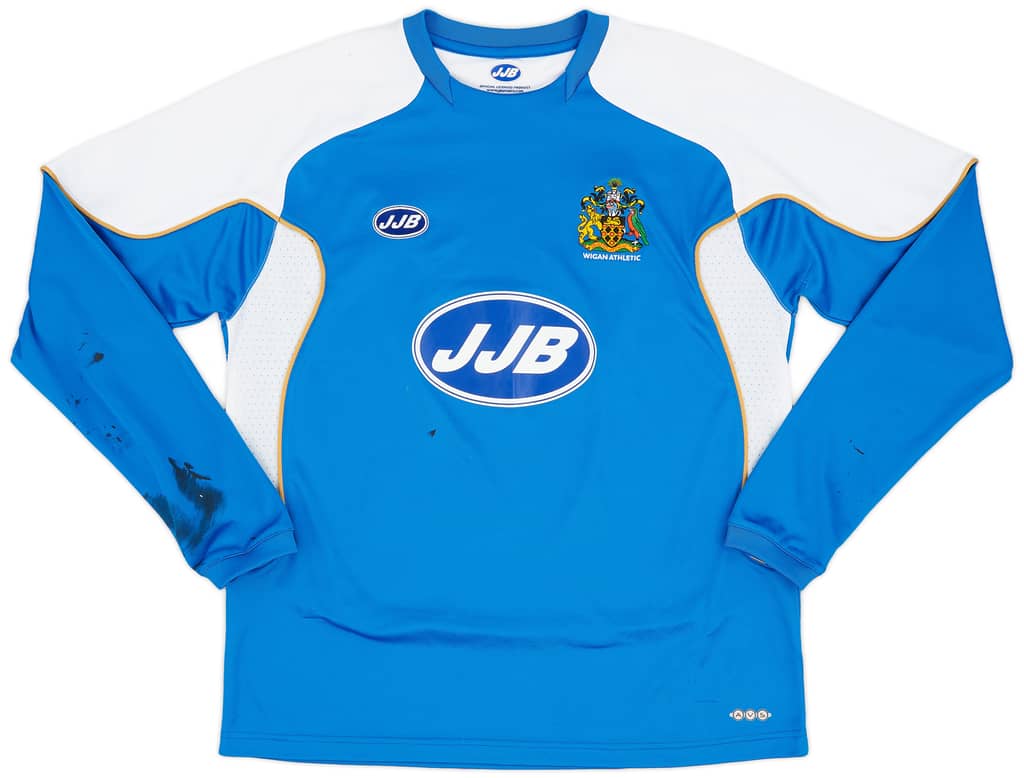 2006-07 Wigan Home L/S Shirt - 5/10 - (M)