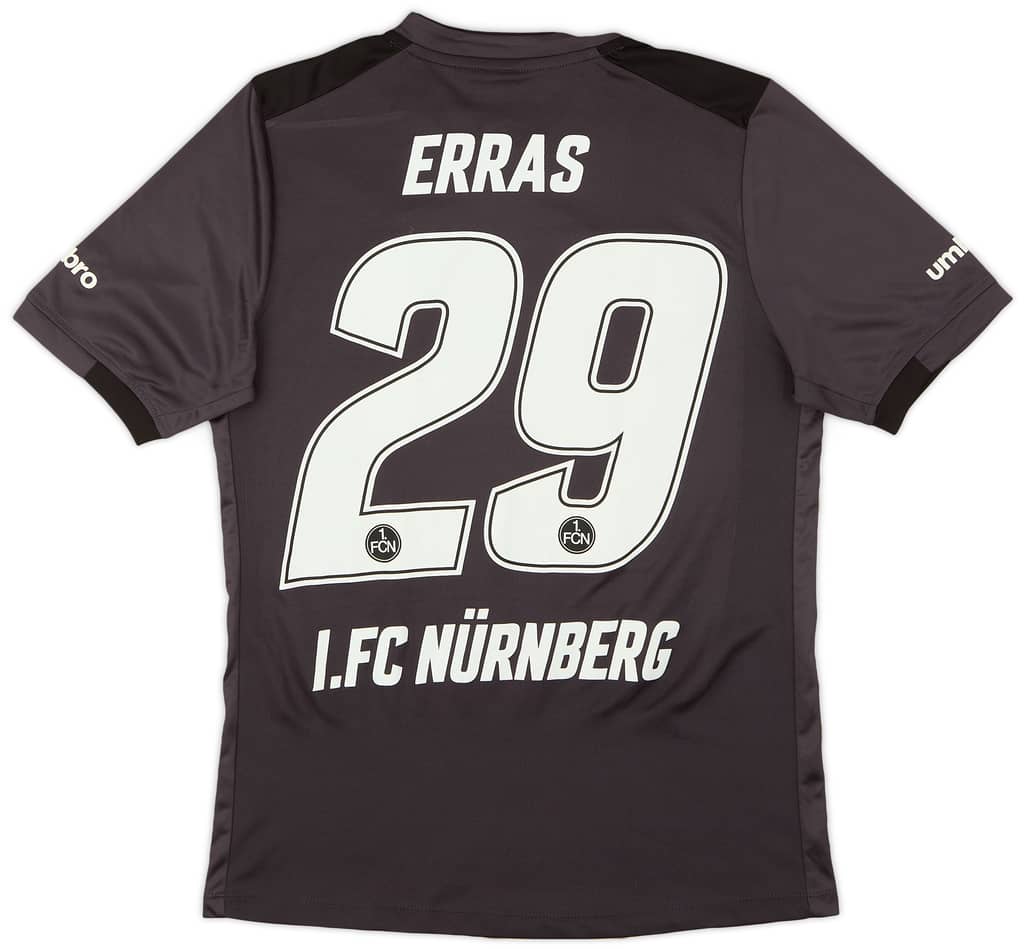 2016-17 Nurnberg Third Shirt Erras #29 - 7/10 - (XL.Boys)
