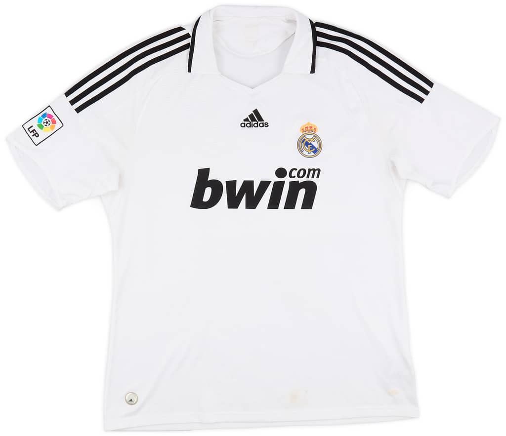 2008-09 Real Madrid Home Shirt - 5/10 - (XL)
