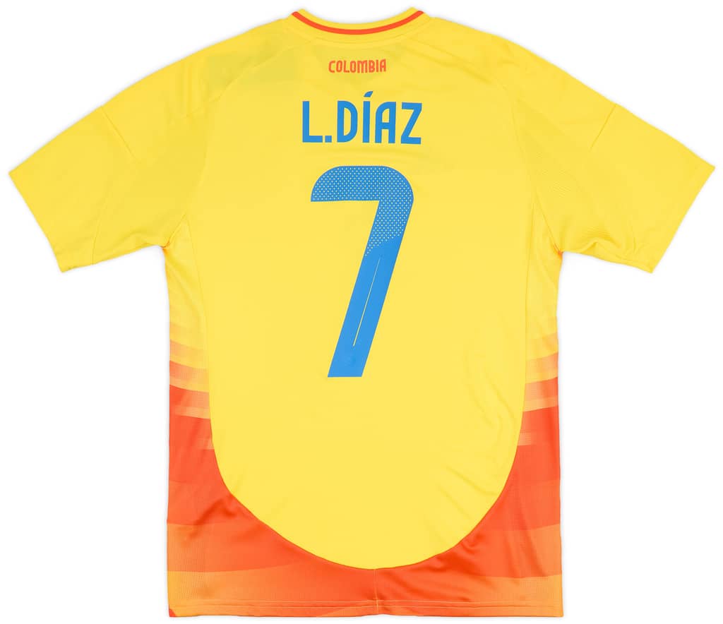 2024-25 Colombia Home Shirt L.Diaz #7 (KIDS)