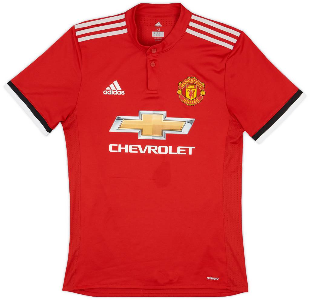 2017-18 Manchester United Authentic Home Shirt Shaw #23 - 6/10 - (M)