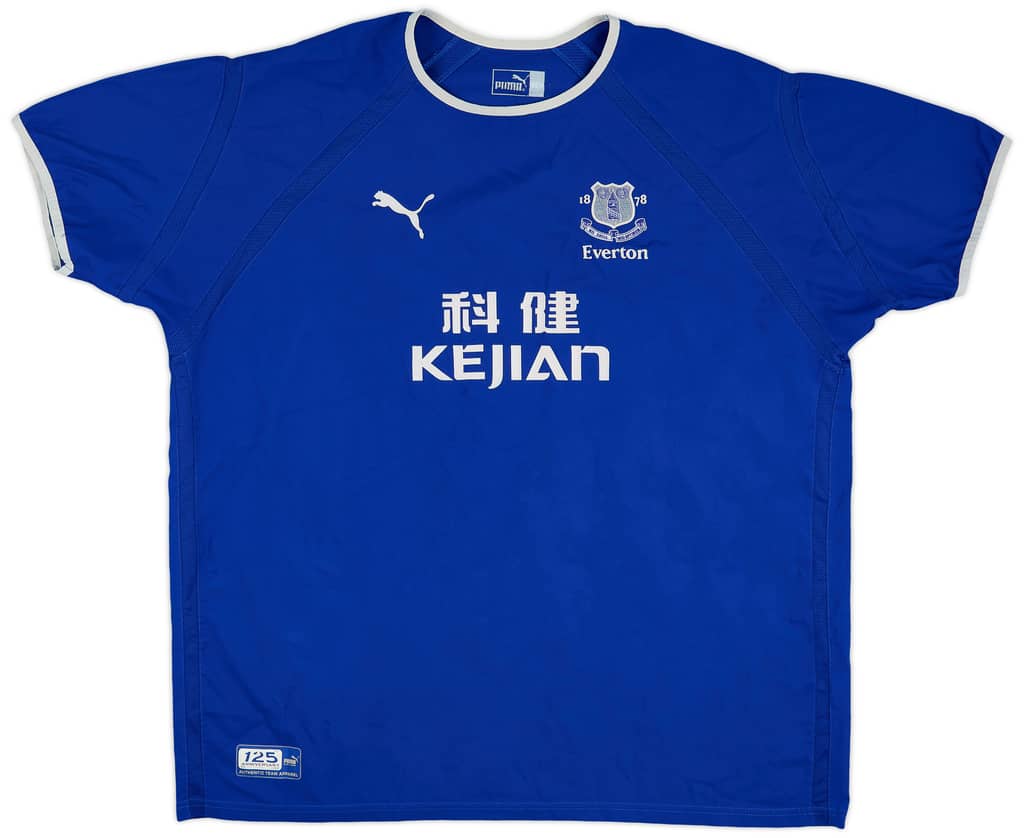 2003-04 Everton Home Shirt Ferguson #10 - 9/10 - (XXL)
