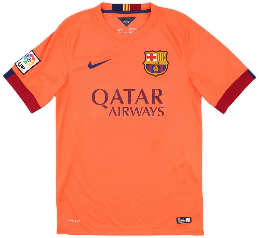 2014-15 Barcelona Away Shirt Messi #10 - 9/10 - (S)