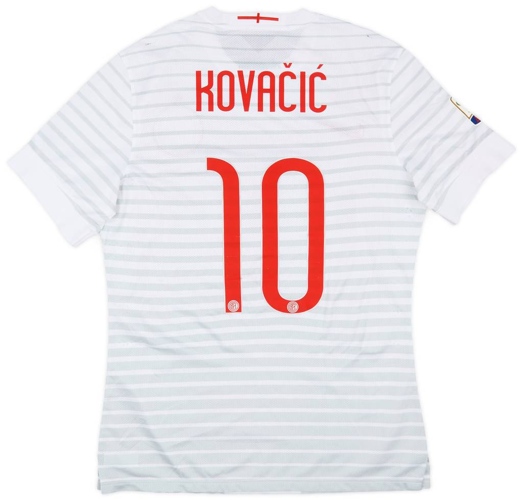 2014-15 Inter Milan Match Issue Away Shirt Kovacic #10