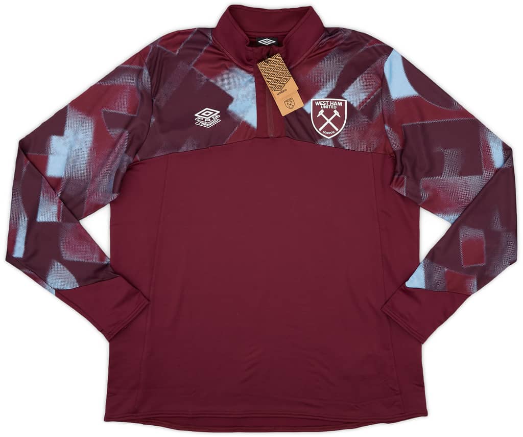 2022-23 West Ham Umbro 1/4 Zip Training Top (XXL)