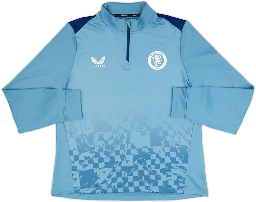 2023-24 Aston Villa Castore Pre-Match 1/4 Zip Top (Women's)