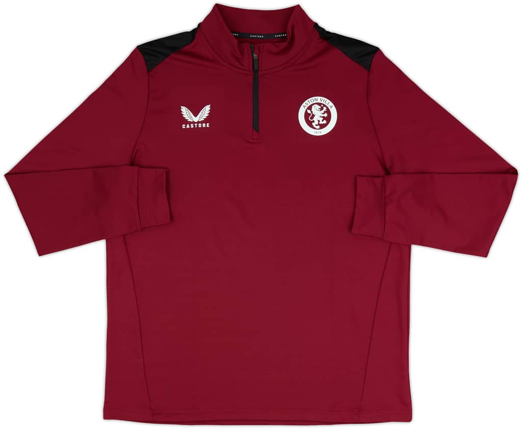 2023-24 Aston Villa Castore 1/4 Zip Training Top (L)