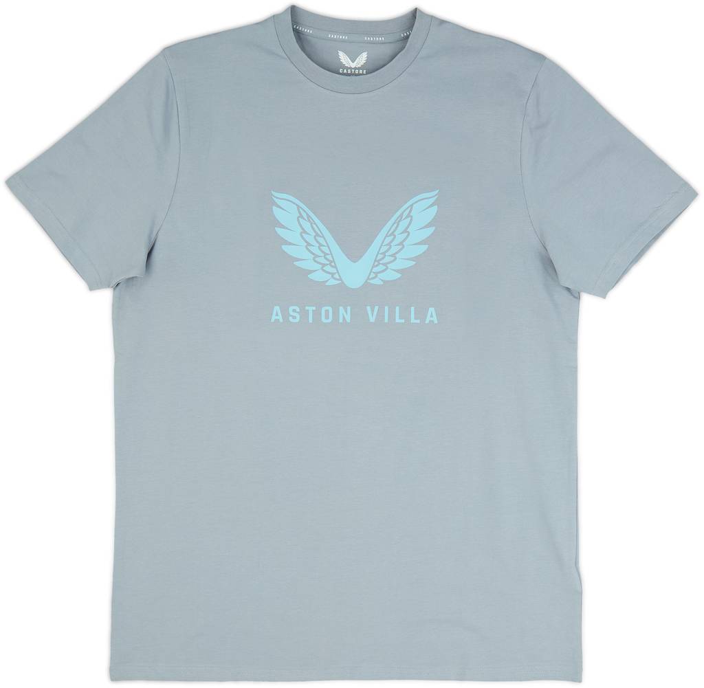 2023-24 Astone Villa Castore Logo Tee