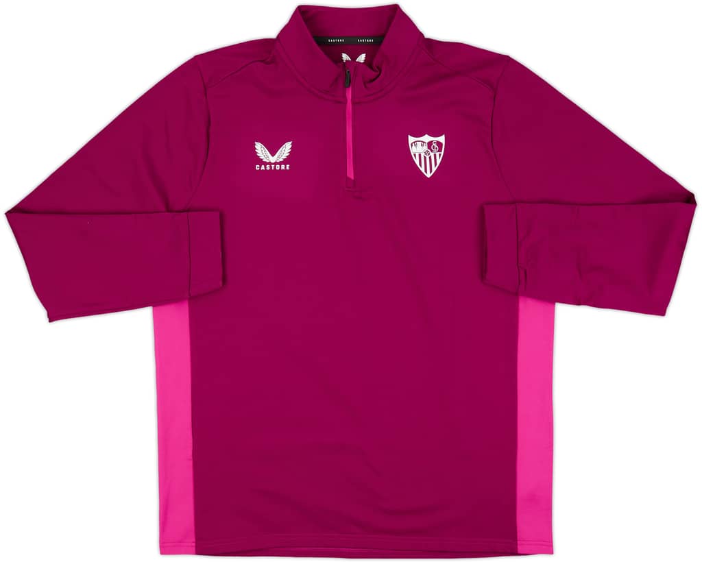 2023-24 Sevilla Castore 1/4 Zip Training Top (XL)
