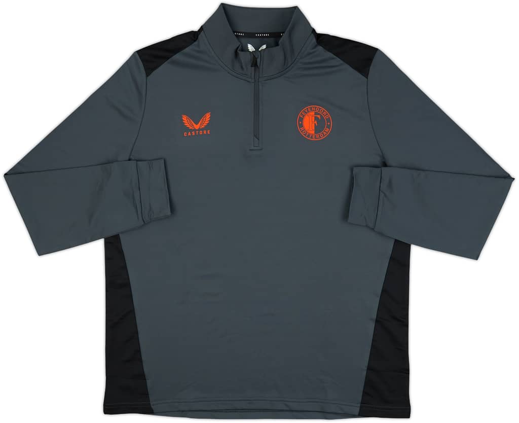 2023-24 Feyenoord Castore 1/4 Zip Training Top (XL)