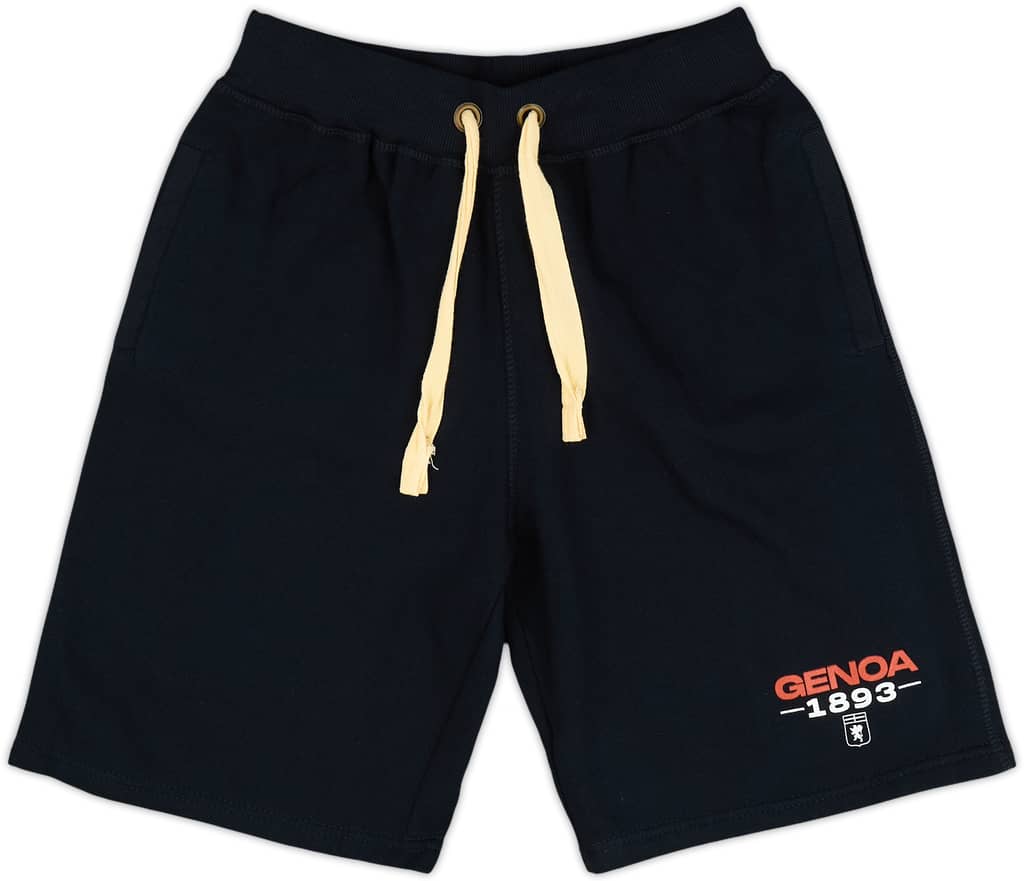 2022-23 Genoa 1/4 Zip Sweat Shorts (L)