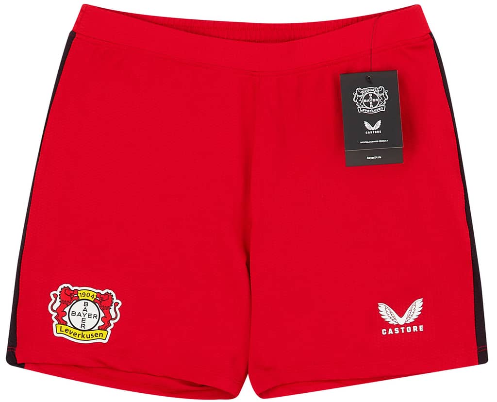 2022-23 Bayer Leverkusen Authentic Home Shorts (KIDS)