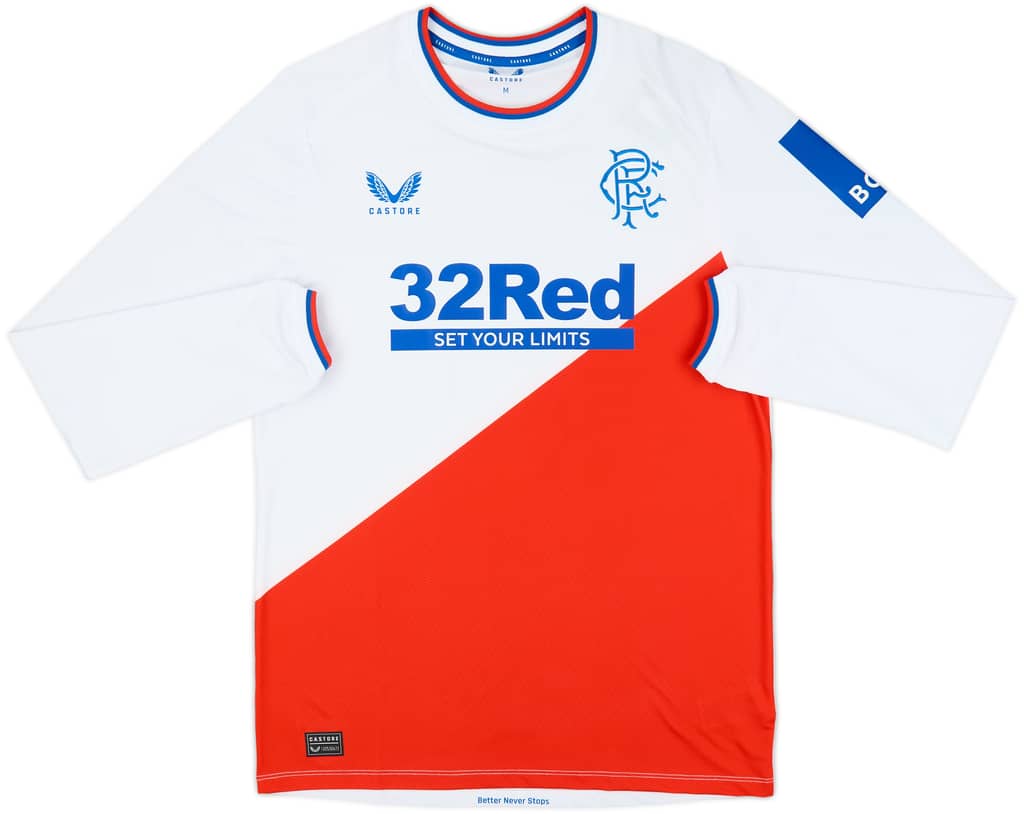 2022-23 Rangers Authentic Away L/S Shirt (S)