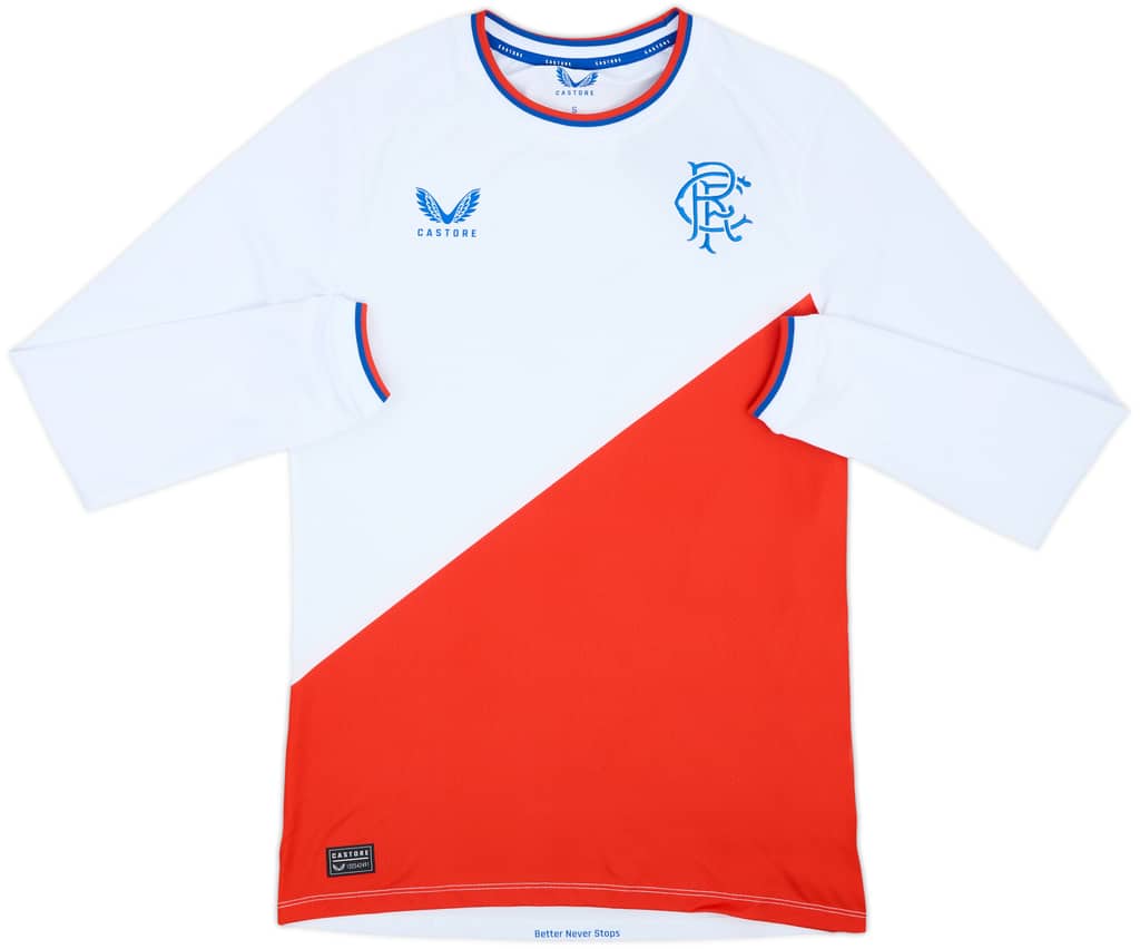 2022-23 Rangers Authentic Away L/S Shirt (S)