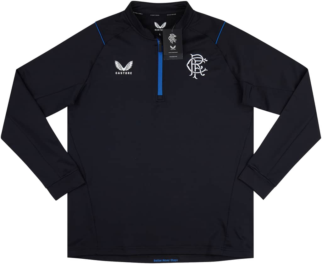 2022-23 Rangers Castore 1/4 Zip Training Top