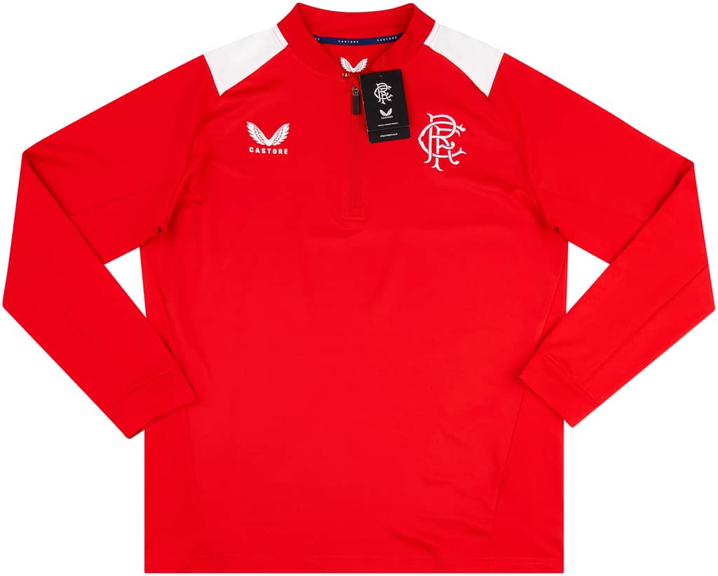 2022-23 Rangers Castore 1/4 Zip Training Top