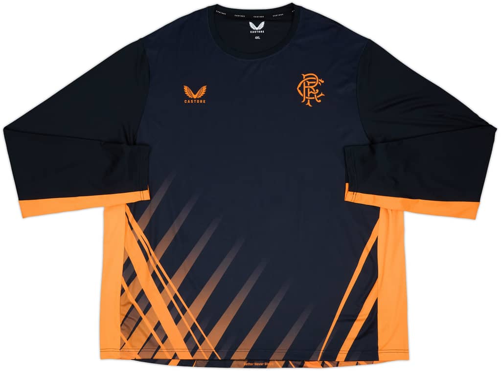 2022-23 Rangers Castore Training L/S Shirt (4XL)